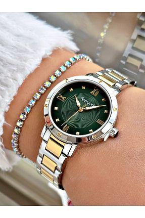 ساعت مچی خاکی زنانه 31-35 میلی متر Ferrucci - کد 876900166