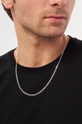 گردنبند نقره طوسی زنانه 925 عیار MODA925 - کد 876909417