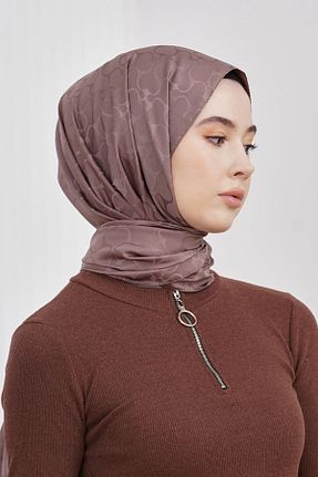 روسری قهوه ای پنبه ای Loryan - کد 876928957