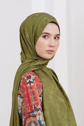 شال خاکی زنانه پنبه ای Loryan - کد 876928491
