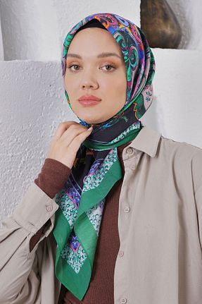 روسری آبی پنبه ای Loryan - کد 876927991