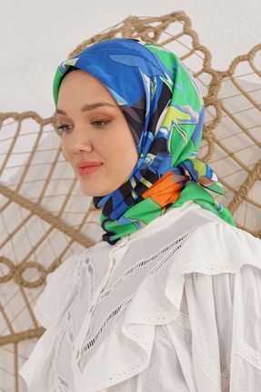روسری مشکی پنبه ای Loryan - کد 876927964