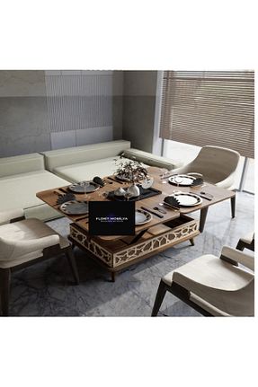 میز ناهار خوری رنگی Açılır-Kapanır florit mobilya masamıza buyurun - کد 876914965