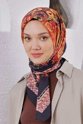 روسری مشکی پنبه ای Loryan - کد 876927717