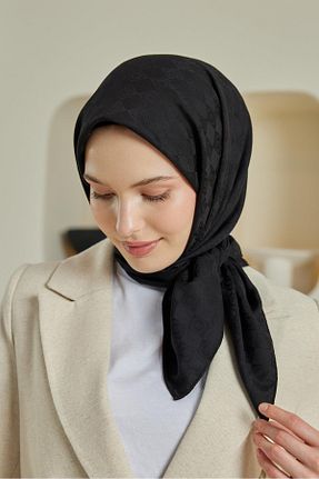 شال مشکی زنانه پلی استر Şalland - کد 876926351