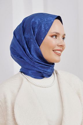 شال سرمه ای زنانه پنبه ای Loryan - کد 876928518