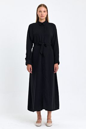 لباس مشکی زنانه بافتنی MODA - کد 877937122