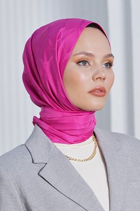 روسری صورتی پنبه ای Loryan - کد 876928928