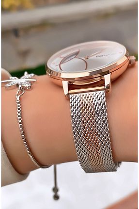 ساعت مچی طلائی زنانه 31-35 میلی متر Ferrucci - کد 786779289