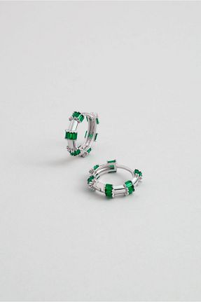 گوشواره نقره سبز زنانه 925 عیار So Chic - کد 877008550