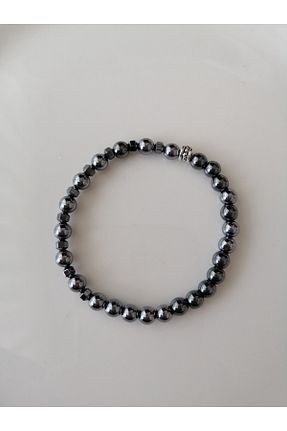دستبند جواهر طوسی زنانه سنگ طبیعی LemaStone - کد 877056496