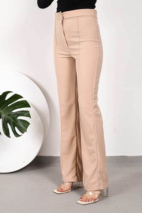 شلوار حجاب بژ زنانه مخلوط پلی استر İmajButik - کد 707375052