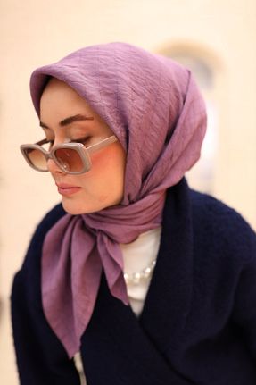 روسری صورتی پلی استر Silk Home - کد 877074561