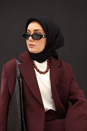 روسری مشکی پلی استر Silk Home - کد 877074426