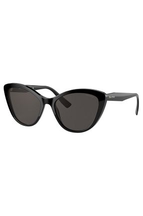 عینک آفتابی مشکی زنانه UV400 Miu Miu - کد 248640109