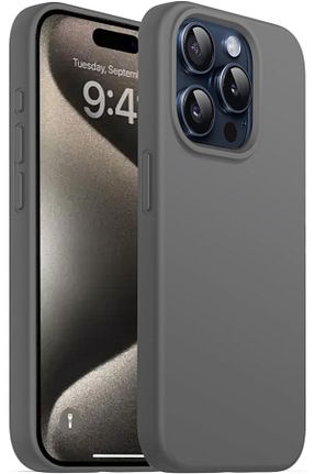 کاور و قاب طوسی iPhone 15 Pro Max Fibaks - کد 777620987