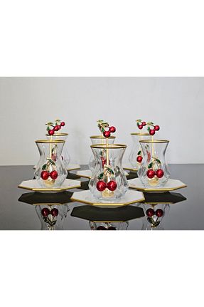 فنجان چای سفید شیشه atabey home collection - کد 877078810