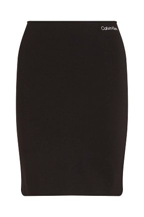 دامن مشکی زنانه مخلوط ویسکون Calvin Klein - کد 877106779