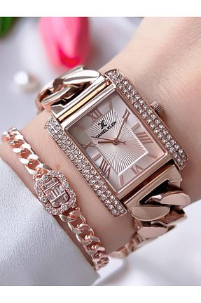ساعت مچی صورتی زنانه 31-35 میلی متر Daniel Klein - کد 877134811