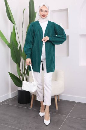 رویه حجاب سبز زنانه اکریلیک İmajButik - کد 865495539