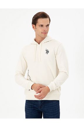 سوئیشرت بژ مردانه ساده U.S. Polo Assn. - کد 877123090