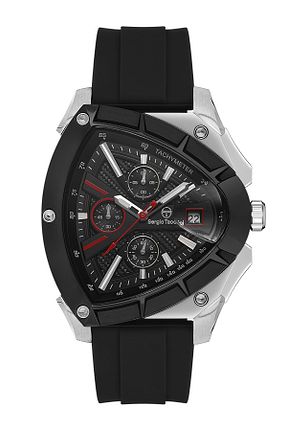 ساعت مچی مشکی مردانه 45 میلی متر Sergio Tacchini - کد 801203171