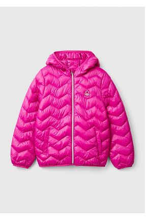 کاپشن صورتی بچه گانه رگولار United Colors of Benetton - کد 853621798