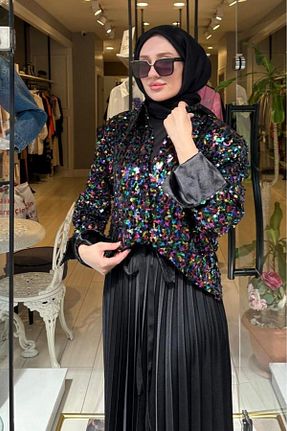 پیراهن سبز زنانه رگولار Nocturne - کد 844117509
