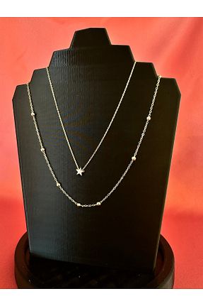 گردنبند جواهر زنانه برنجی ZEYDAR AKSESUAR - کد 877156466