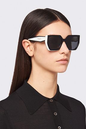 عینک آفتابی مشکی زنانه 54 Prada - کد 112197837