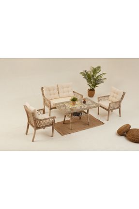 ست باغچه بژ خیزران Divona Home - کد 773859627