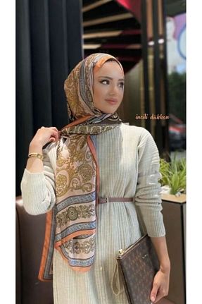 شال صورتی زنانه ویسکون Organic Scarfs - کد 870660699