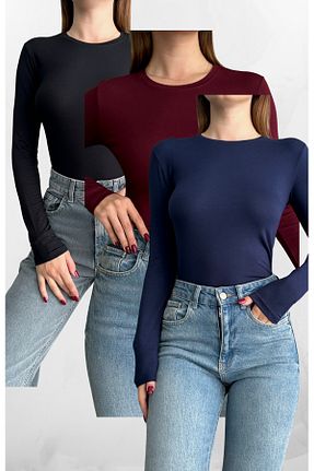 بلوز رنگی زنانه ساده macharel jeans - کد 876835246