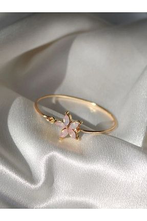 دستبند جواهر صورتی زنانه زیرکن Reorah Collection - کد 877196423