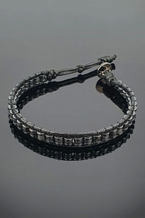دستبند جواهر مشکی زنانه سنگ طبیعی Seven Art Jewelry - کد 301698537