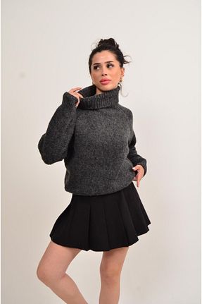 پلیور طوسی زنانه ساده figo - کد 877201524