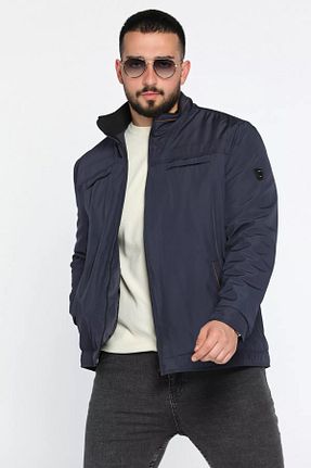 کاپشن سرمه ای مردانه رگولار MİSHAR İTALİA - کد 877210451