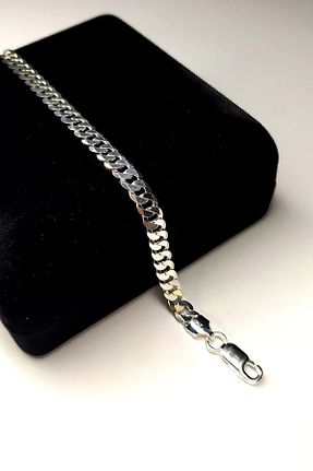 دستبند نقره مردانه 925 عیار Piraye Silver - کد 93012438