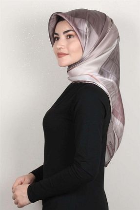 روسری قهوه ای 90 x 90 Armine - کد 734173538