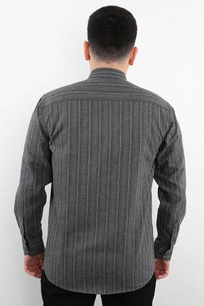 پیراهن طوسی مردانه رگولار Veli Önkal - کد 877224745
