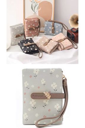 کیف پول طوسی زنانه ابعاد کوچک rinkadoll - کد 877214208