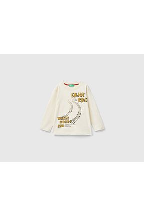 تیشرت نباتی بچه گانه رگولار United Colors of Benetton - کد 877239091