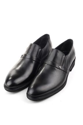 کفش کژوال مشکی مردانه چرم خالص Nevzat ÖgE - کد 877250396