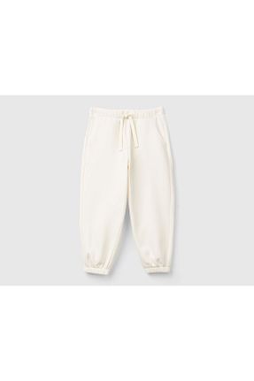 شلوار کرمگن نباتی بچه گانه پاچه کش دار United Colors of Benetton - کد 877237871