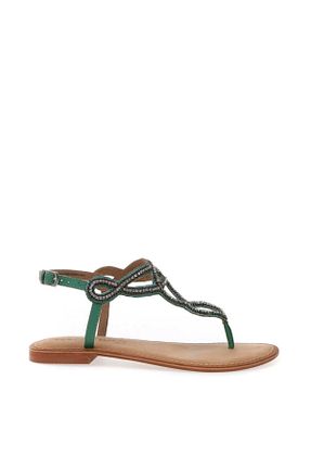 صندل سبز زنانه پاشنه تخت Vero Moda - کد 42214060