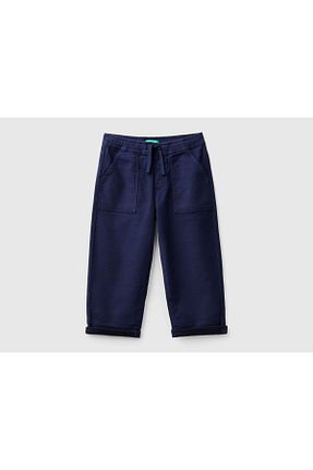 شلوار سرمه ای بچه گانه بافتنی United Colors of Benetton - کد 877240855