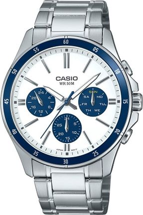 ساعت مچی سفید مردانه استل (فولاد) Casio - کد 865495040