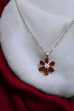گردنبند جواهر زنانه روکش نقره NAS fashion - کد 870512393