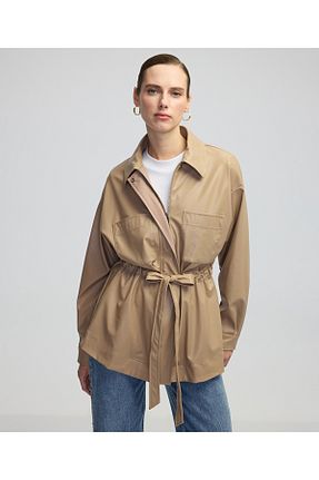 کت بژ زنانه رگولار MISS IPEKYOL - کد 865184179
