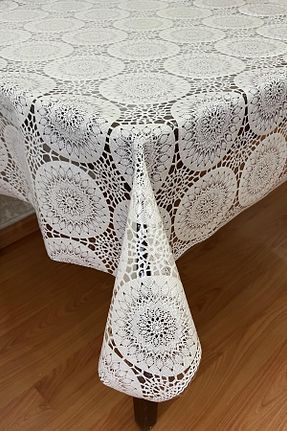رومیزی بژ نایلون Pimula home - کد 759189593